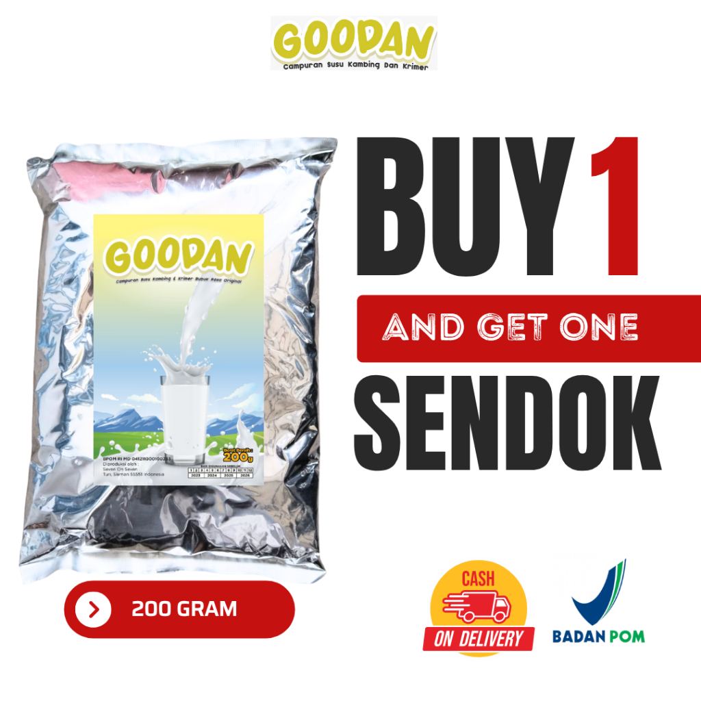 

Susu Etawa Goodan Original 200 Gram – Gampang Gemuk Sehat & Alami
