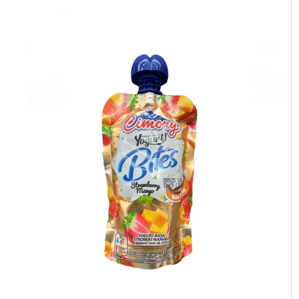 

Cimory yoghurt bites strawberry mangga 120 gram