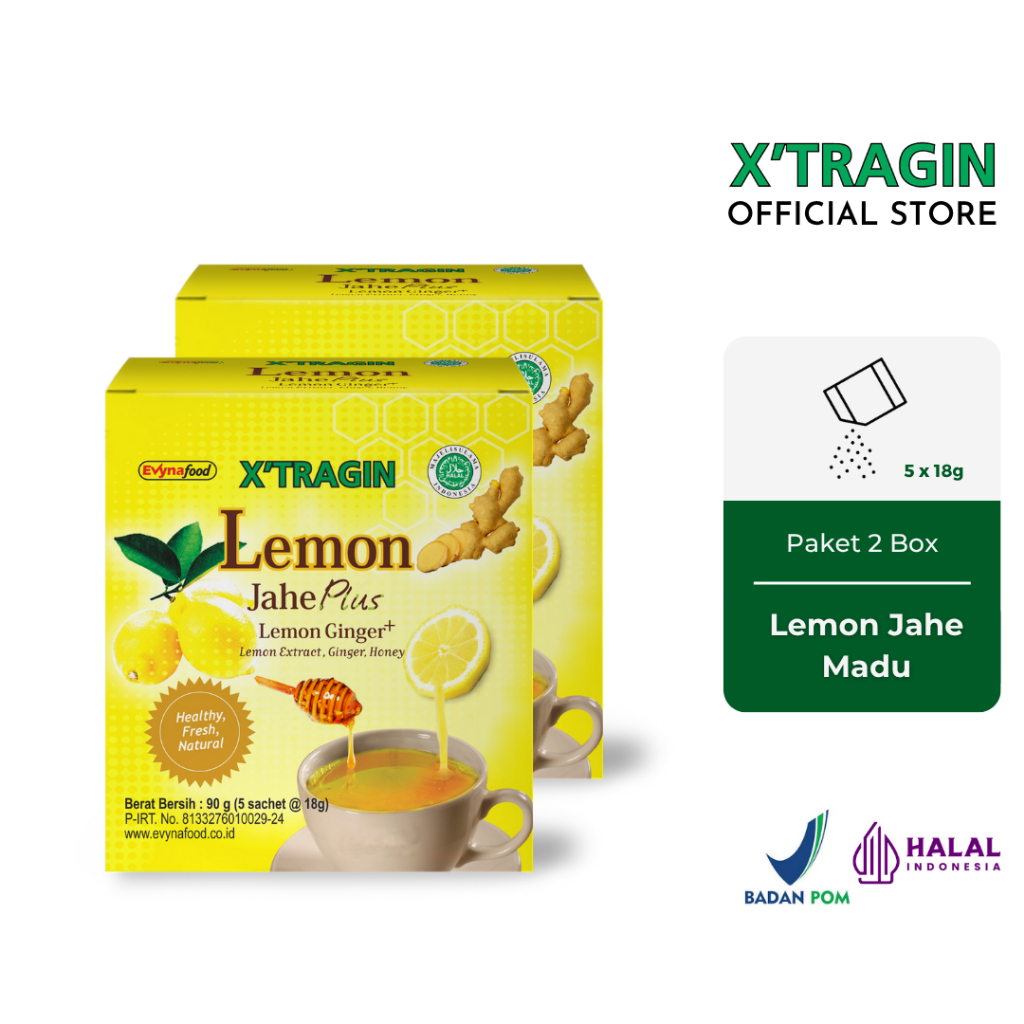 

X'TRAGIN Lemon Jahe Madu Twin Box