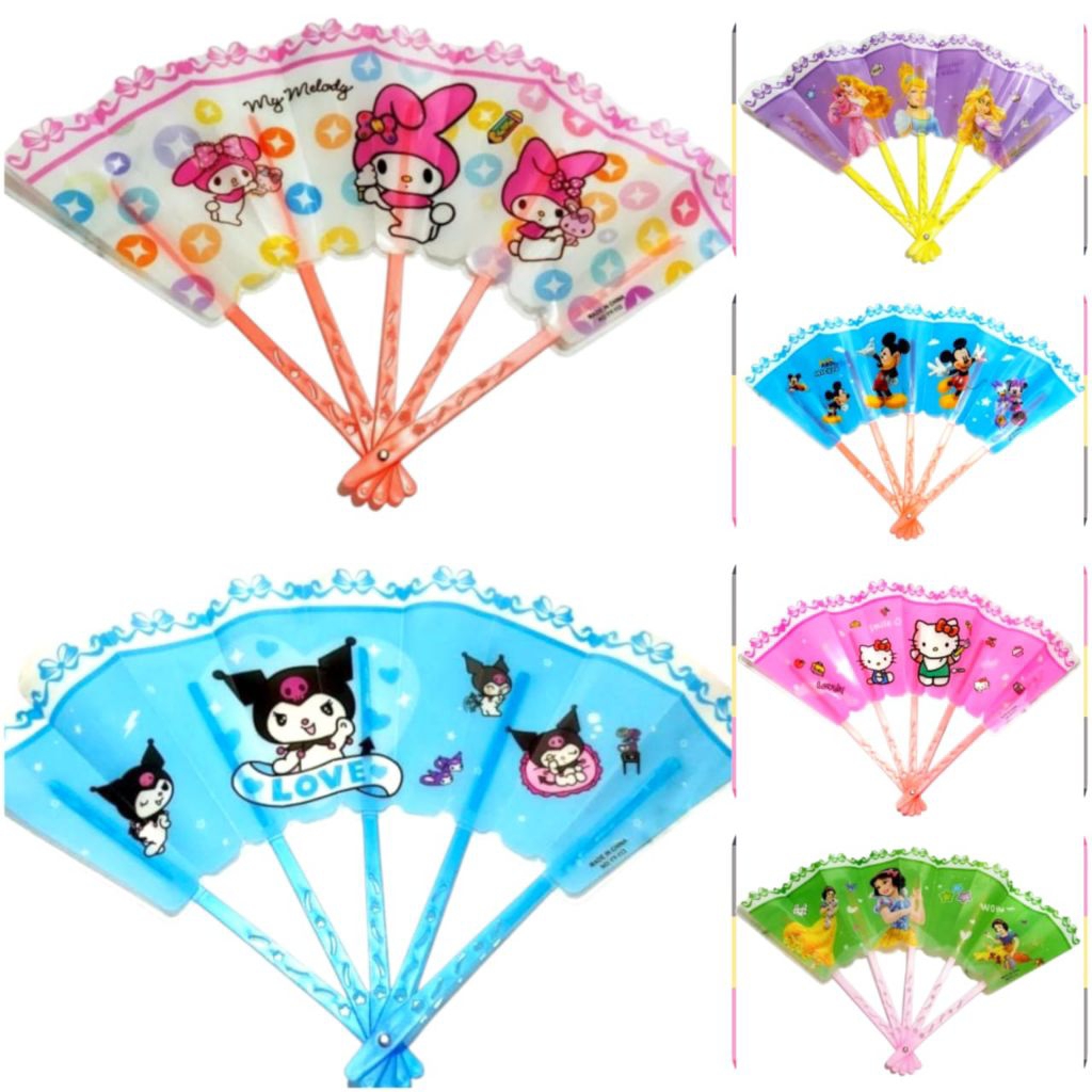 Kipas Tangan Karakter Anak Kipas Karakter Lucu