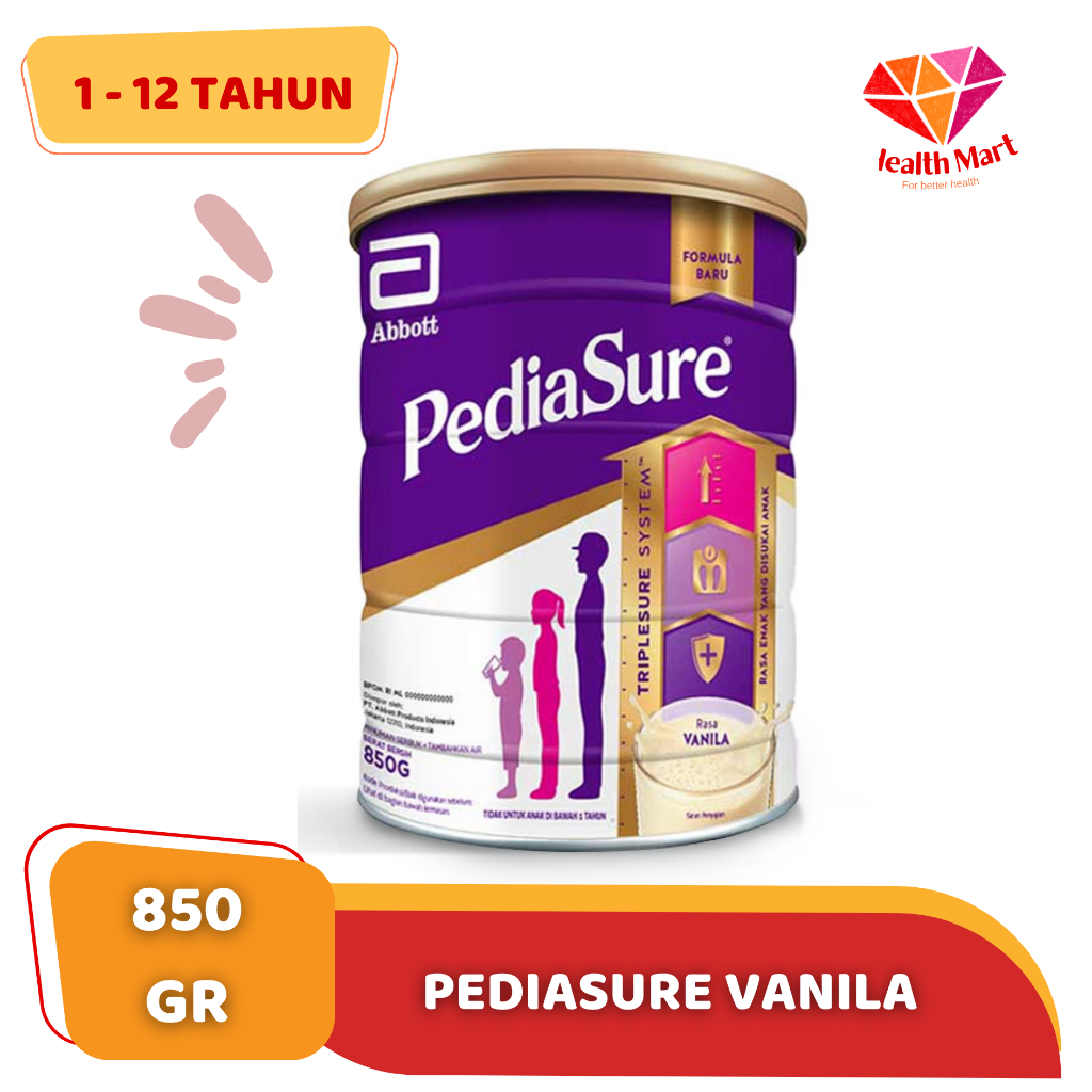 

PEDIASURE VANILA 850 gr | Susu Pertumbuhan Anak Tinggi Kalori