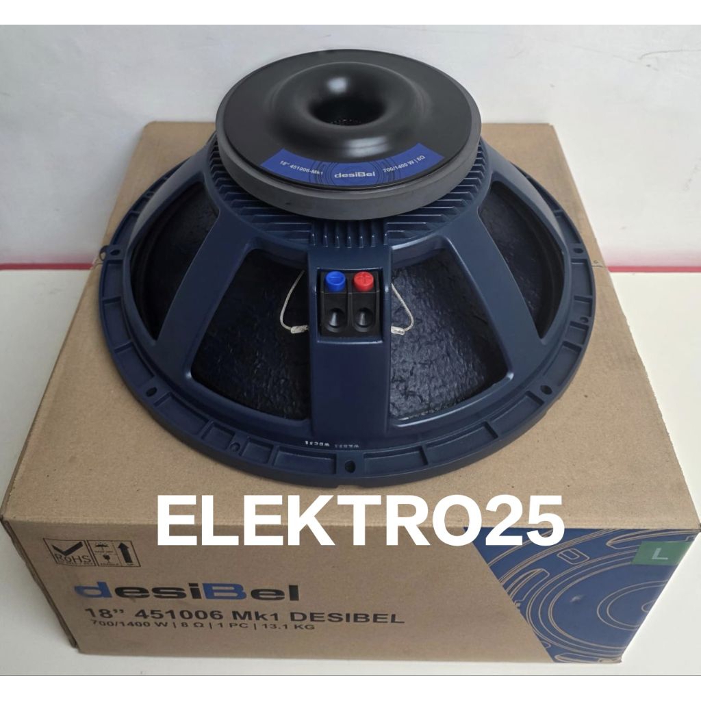 SPEAKER SUBWOOFER  ACR DESIBEL 18inch 451006-MK1