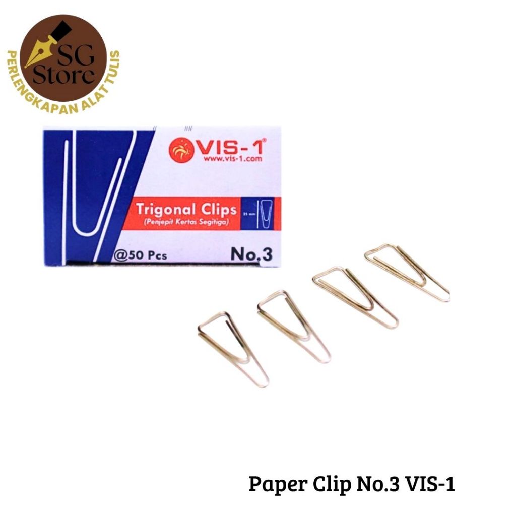 

Klip No.3 / Klip Penjepit Kertas / Klip Kertas Besar / Paper Clip No.3