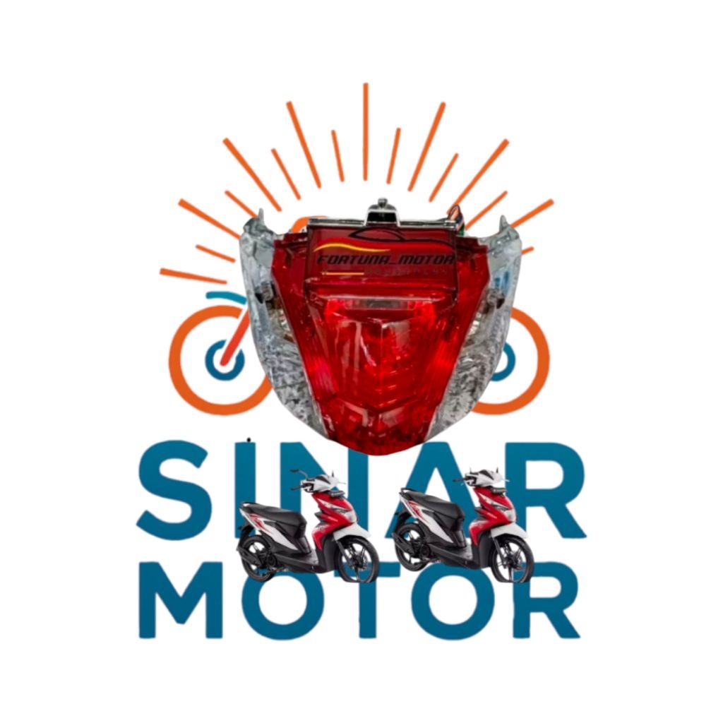 lampu stop belakang assy Beat New 2016-2019