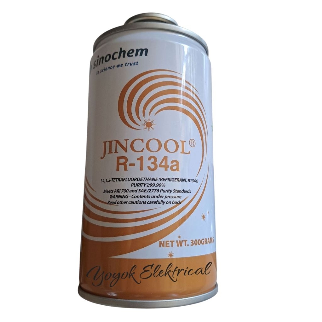 FREON JINCOOL R134a 250 GRAM | PENDINGIN KULKAS DAN AC MOBIL | SATU DUS