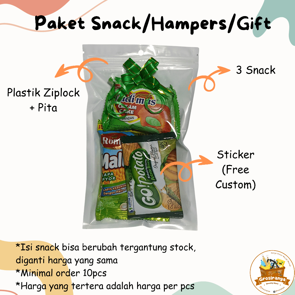 

Paket Snack Hampers Gift Freebies Souvenir Goodiebag Special Hari Raya