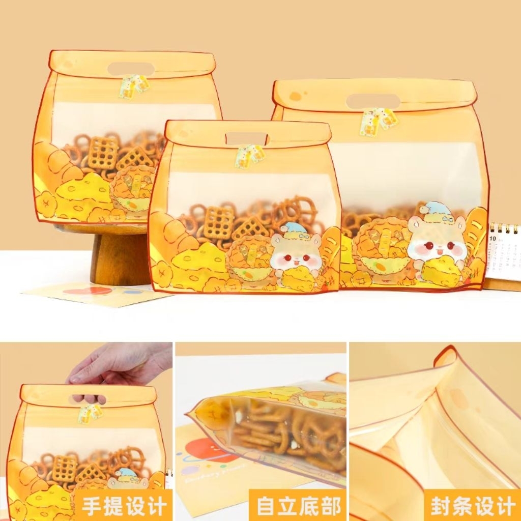 

Goodie Bag Ultah Anak/Goodie Bag Birthday 3D/Kantong ziplock/Kantong Souvenir Anak Lucu/ Goodie Bag Motif kantong roti/Plastik Kemasan Snack Candy