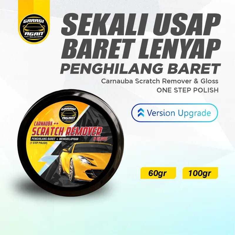 GARASI AGAN PENGHILANG BARET Body Mobil Motor 100gr / Body Compound Car Kendaraan / Scratch Remover 