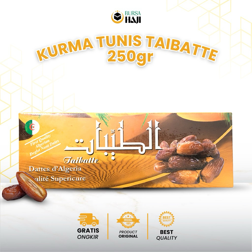

Kurma Tunis Madu Taibatte 250 Gram Palm Fruit Premium Tunisia
