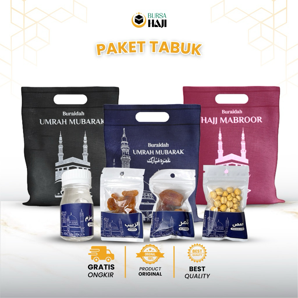 

Paket Tabuk Hampers Souvenir Tas Jinjing Spunbond Gift Snack Oleh Oleh Dan Haji Umroh Khas Arab Premium