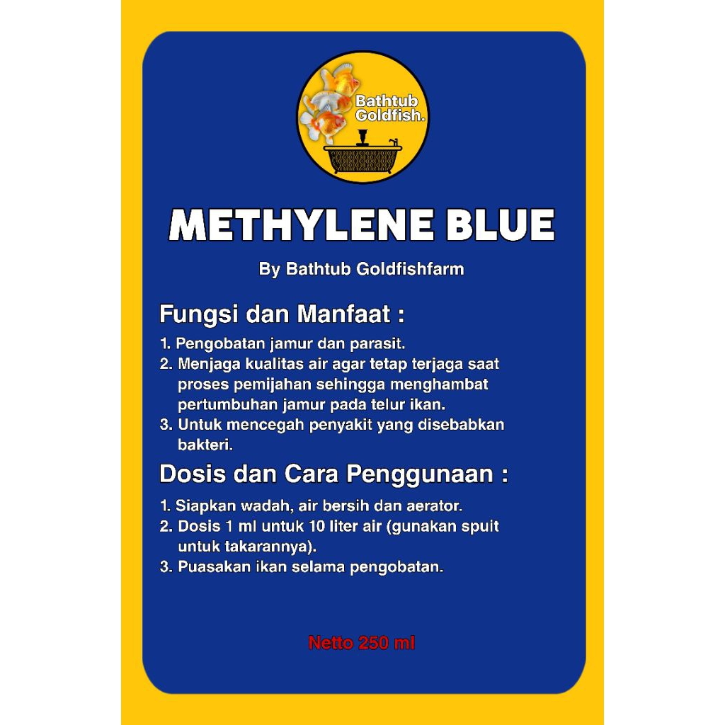 Obat Biru (Methylene Blue)
