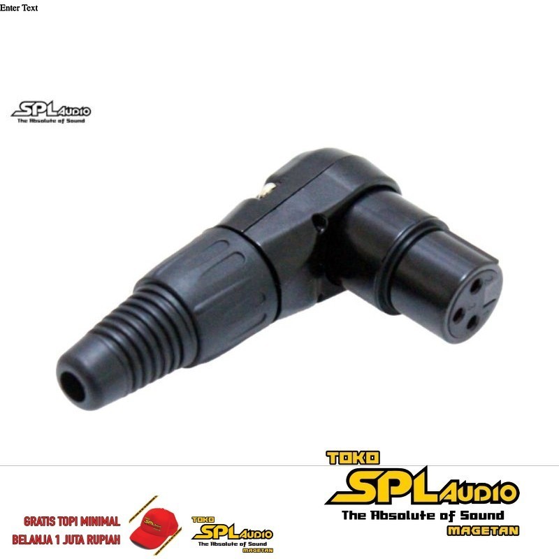 JACK CANON XLR SPL AUDIO Female GCA 1800L