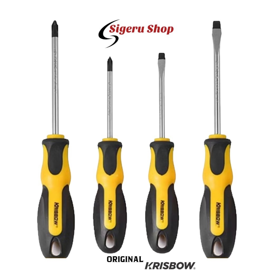 Krisbow Obeng Set 4 Pcs / Screwdriver Krisbow Set