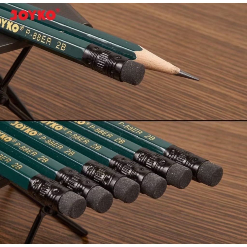 

Pensi Joyko 2B Pakai Penghapus isi 6 Pcs Pensil Pencil Kayu 2B Joyko