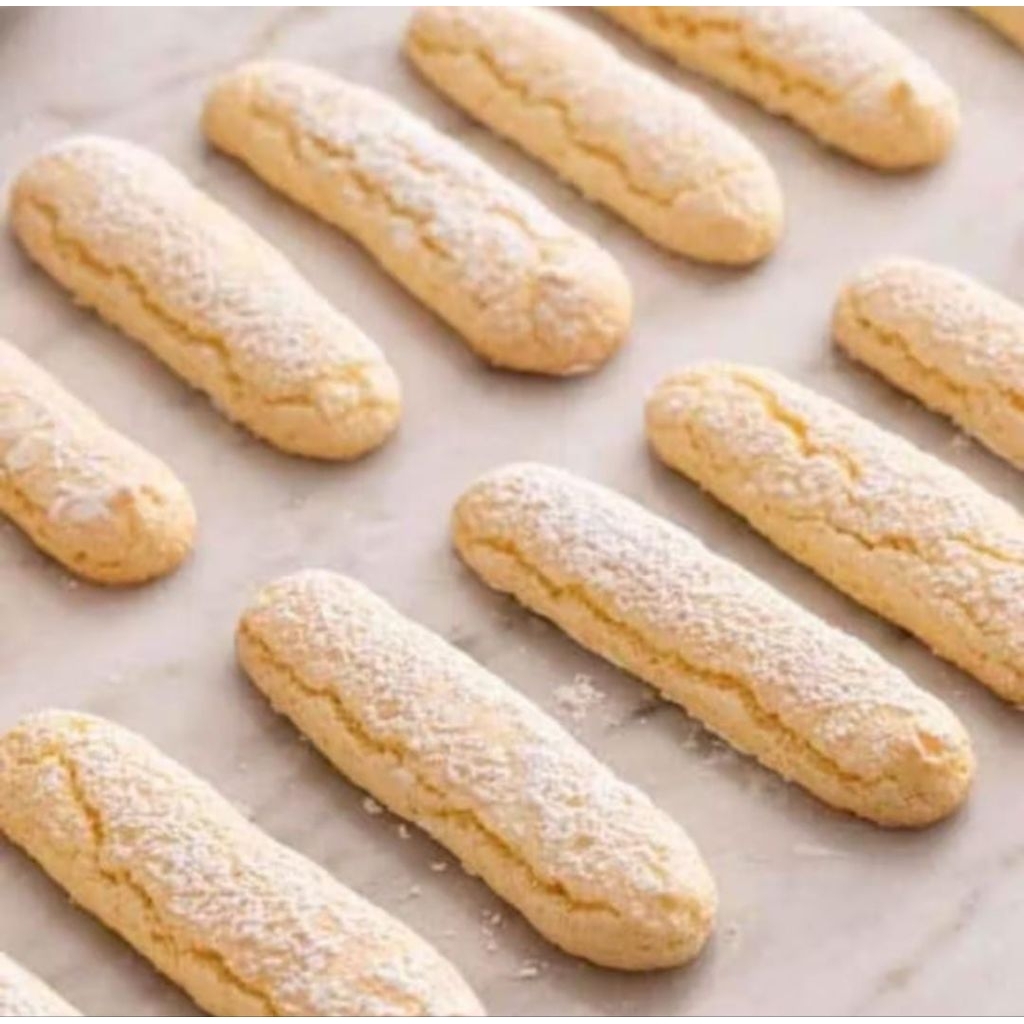 

Biscuit LADYFINGER HOMEMADE 120GR untuk tiramisu