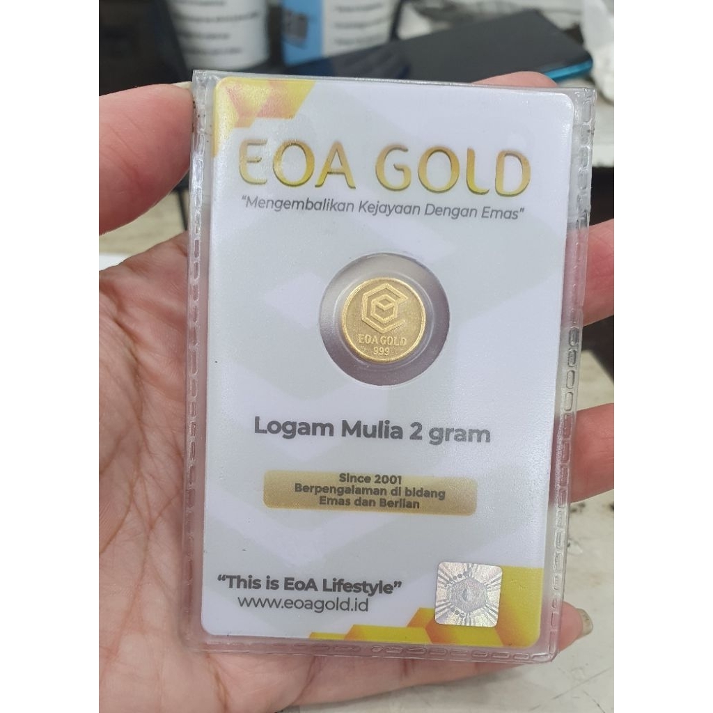 logam mulia eoa gold berat 2gram