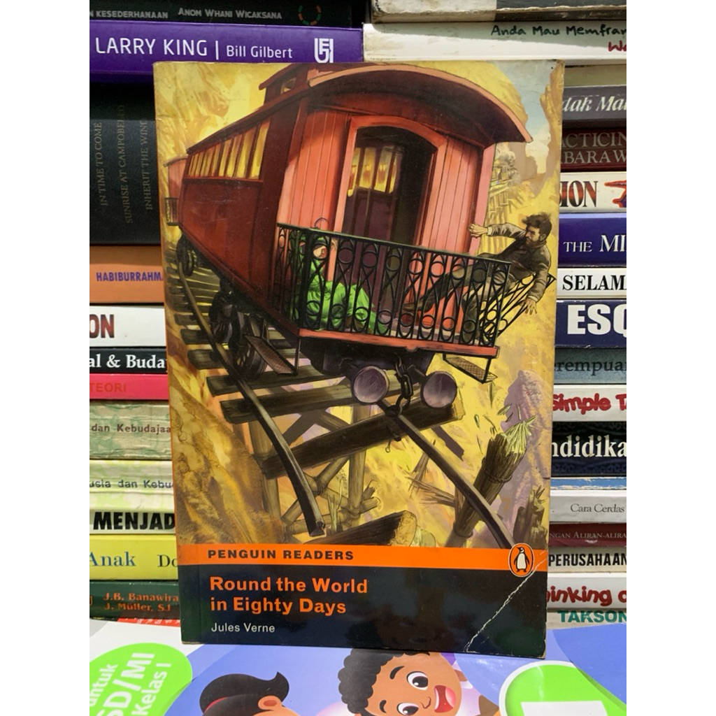 Round the world in eighty days by Jules verne ASLI ORIGINAL