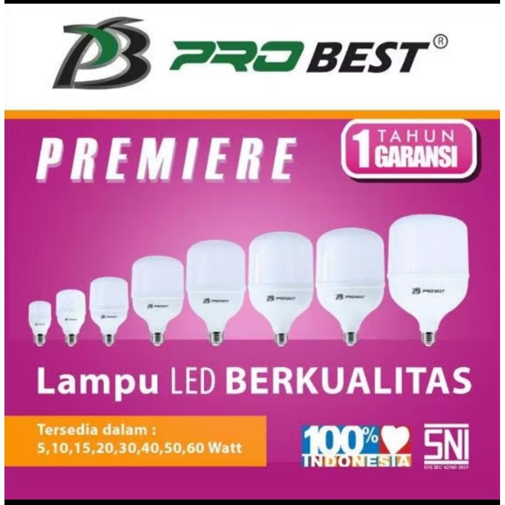 Lampu Bolham Probest Premiere Led Bulb 50 Watt