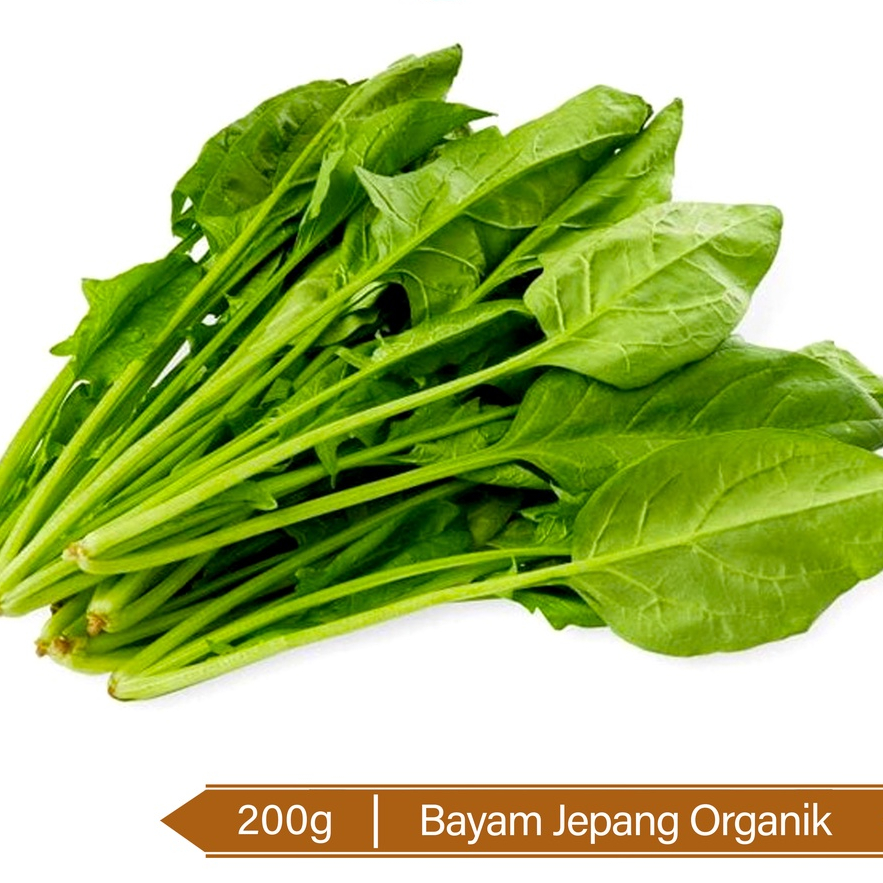 

Horenso Organik 200g/ Organic Japanese Spinach / Baby Spinach 200g / Pocai/ Poling / Bayam Jepang
