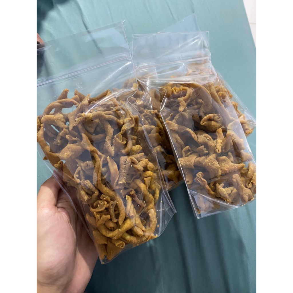 

USUS KRISPY 120GR KERIPIK USUS MINIM TEPUNG GURIH ENAK HANDMADE