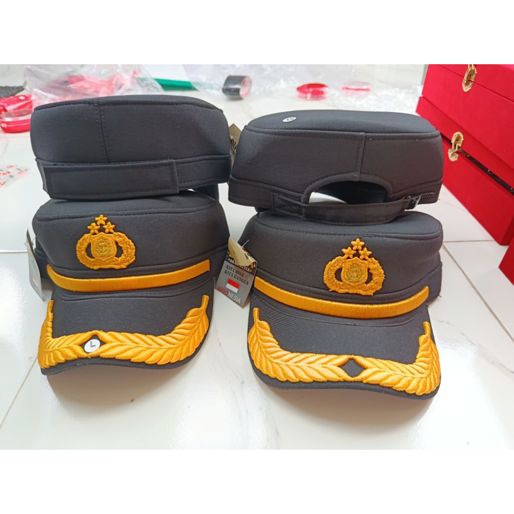 PILKEP FIELD CAP FILE CAP PERWIRA PAMEN KOMANDO BRAND MERK ZONA ARMY MILITER SERANG TANPA REL TOPI L