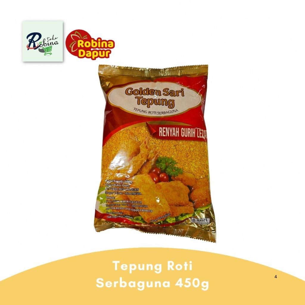 

Golden Sari Tepung Roti Serbaguna 450 gram