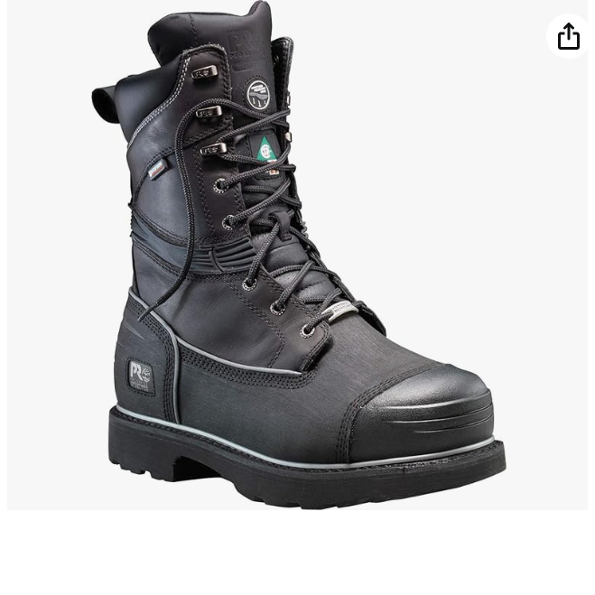 [US] Timberland PRO Gravel Pit, Men's, Black, Steel Toe, EH, Mt, PR, WP/Insulated Boot
