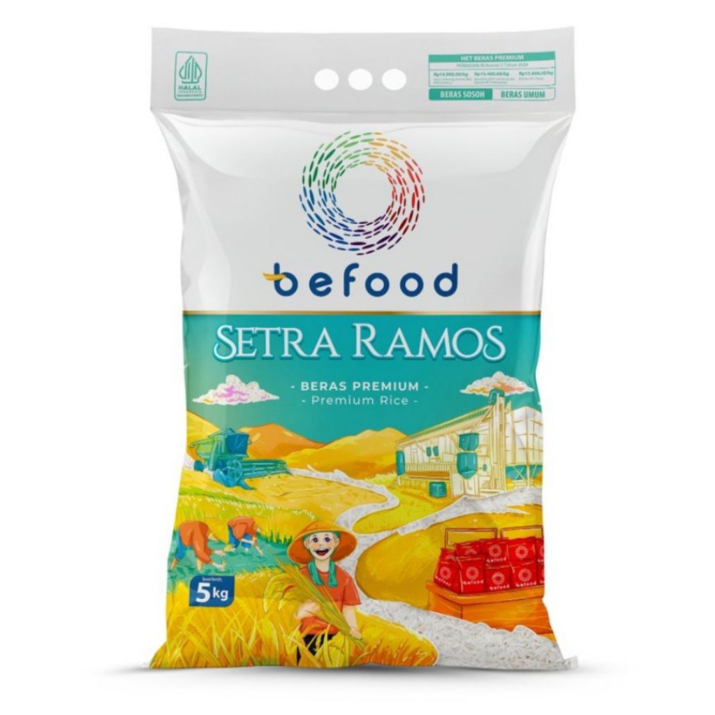 

Befood Beras Setra Ramos 5Kg