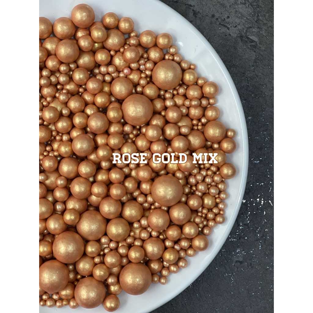 

Sprinkle Rose Gold Mix Kemasan 10gr