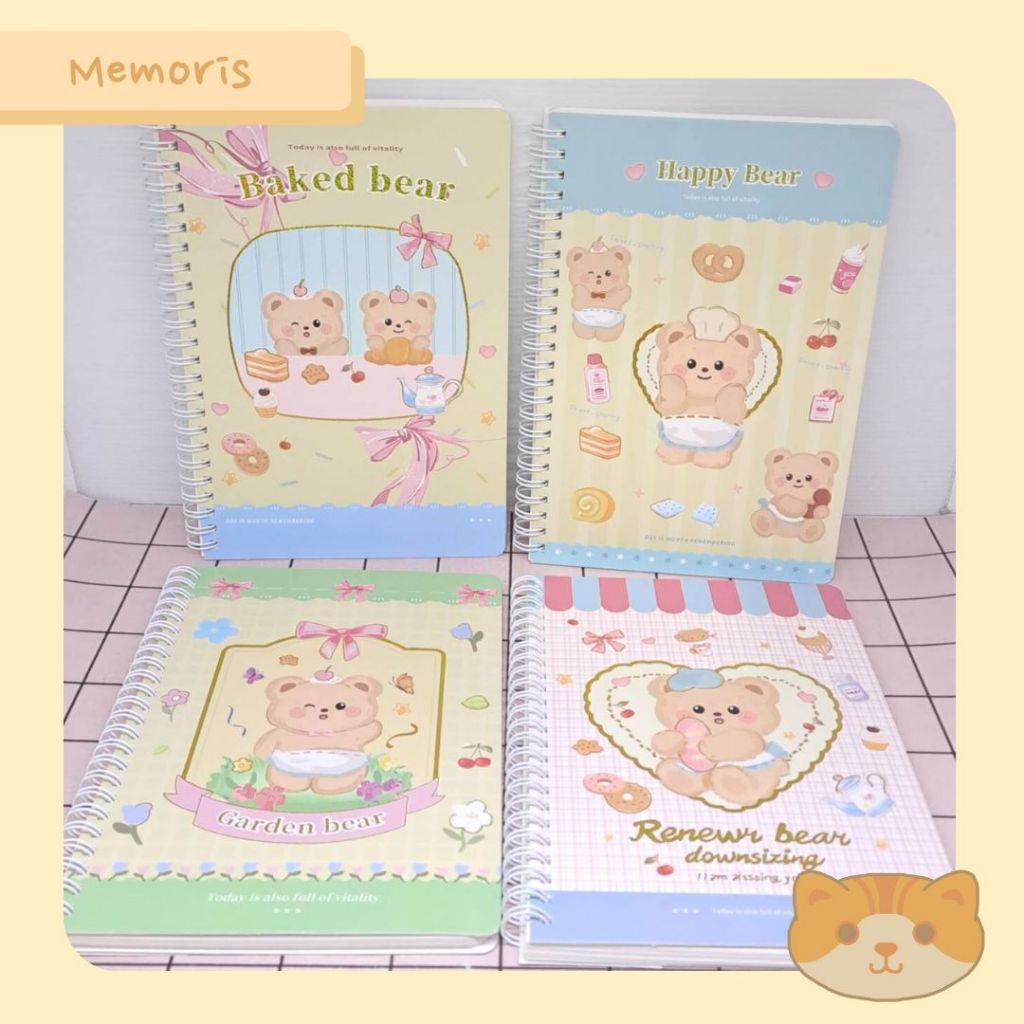 

Notebook Buku Catatan Diary Agenda Jurnal A5 Fancy Viral Butter Bear