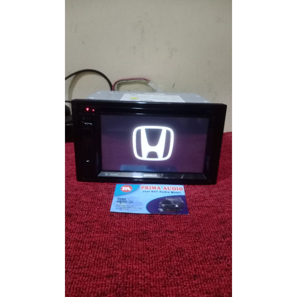 Head unit Kenwood DDX-418BT, head unit original Honda Brio RS