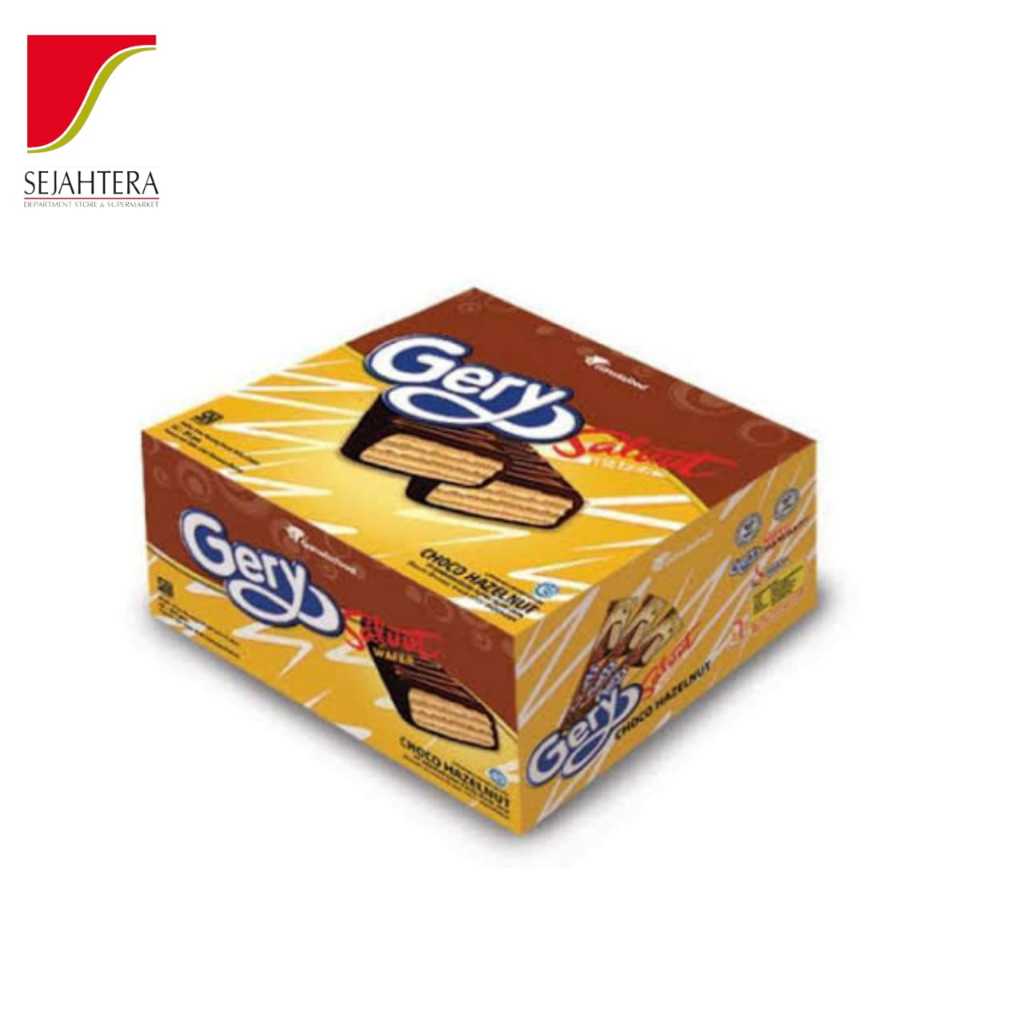 

Gery Salut Saluut Wafer Coklat Hazelnut 24Pcs