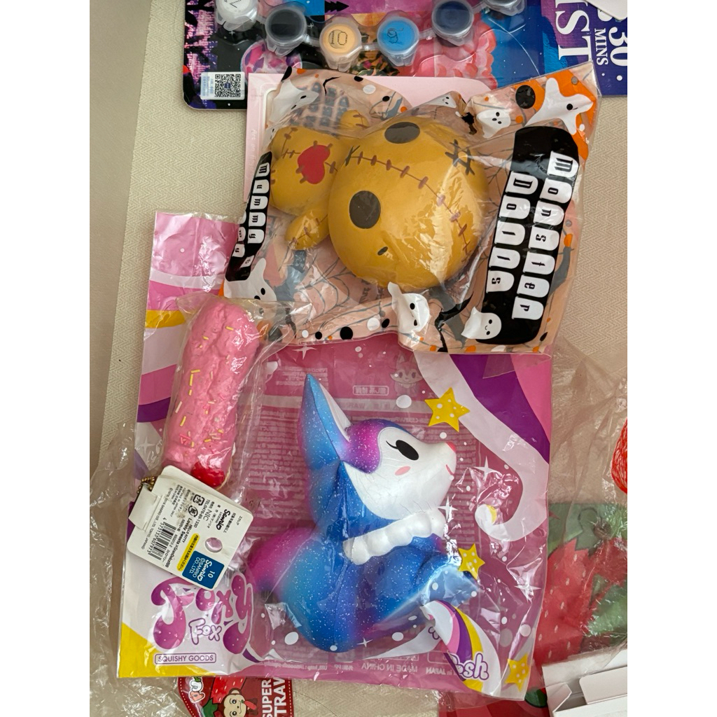 prelove squishy cc tummy sanrio eclair ibloom foxy fox billie punimaru pancake buleberry eric pokebe