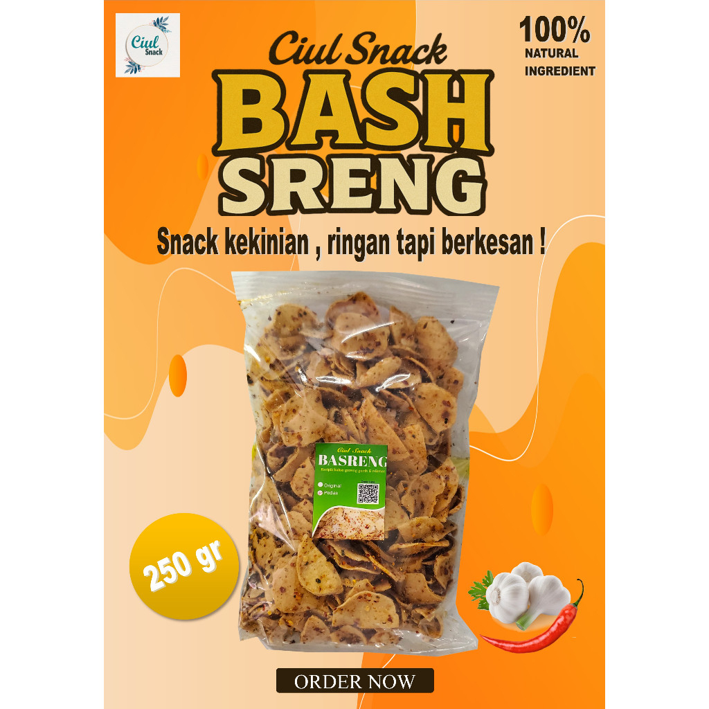 

BASH SRENG daun jeruk gurih.pedas.original.250gr