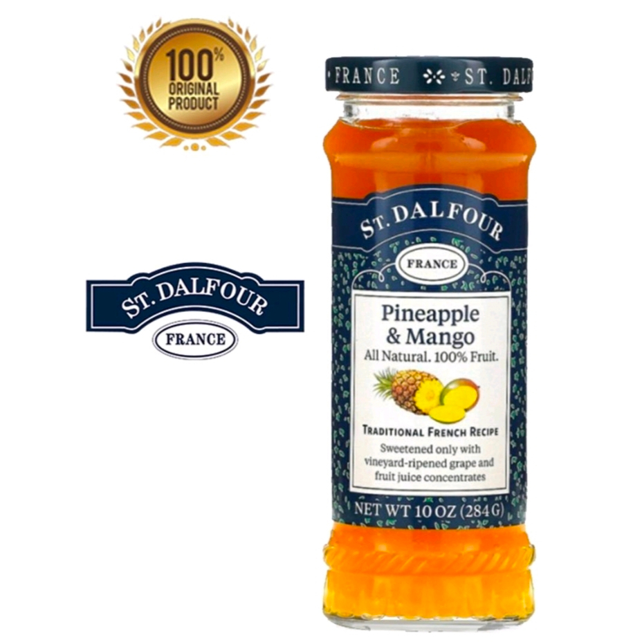 

Selai St. Dalfour rasa Pineapple & Mango 284 Gram