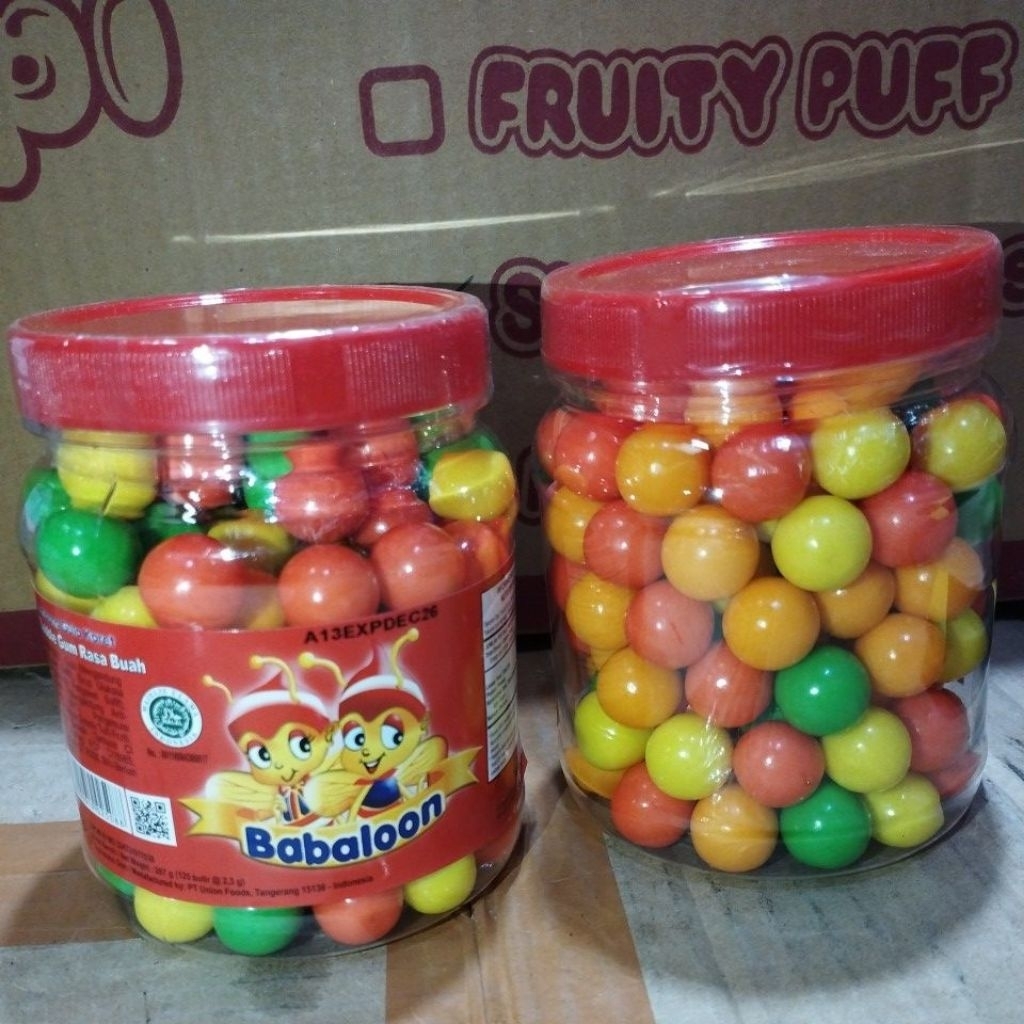 

Buble Gum Rasa Buah/Permen karet jadul@125butir