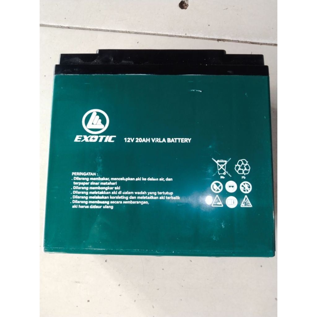 batre/aki  12 V 20 ah sepeda listrik Pacific/exotic/uwinfly/goda