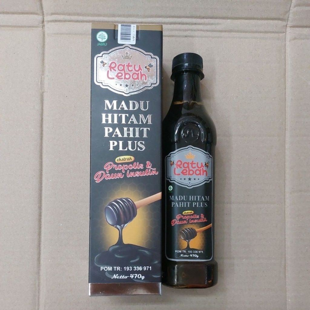 

madu hitam pahit plus propolis daun insulin RATU LEBAH