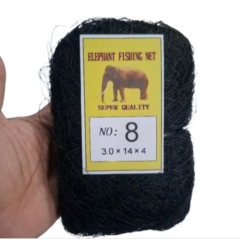 Jaring Burung nilon siap pakai nmr 8 Jaring burung hitam