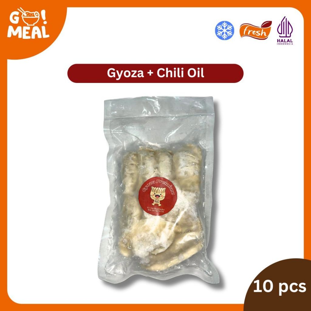 

GYOZA HOME MADE ISI 10 FREE CHILI OIL