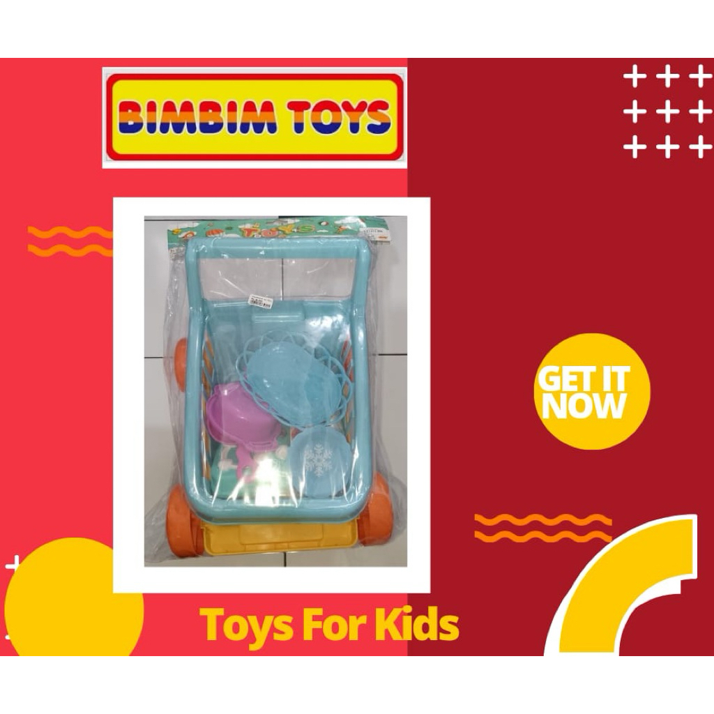 MAINAN TROLLY BELANJA , TROLI BELANJA MAINAN ANAK CEWEK , TROLI MASAK MASAKAN TROLI BELANJA  , KERAA
