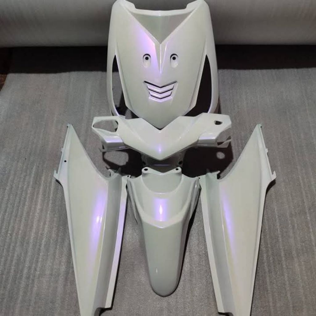 Cover body full halus beat karbu putih susu