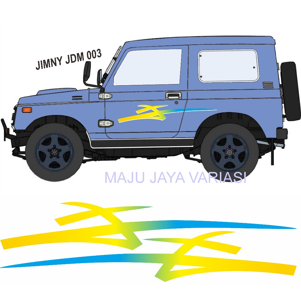 STRIPING STIKER KATANA JIMNY JDM JAPAN 003