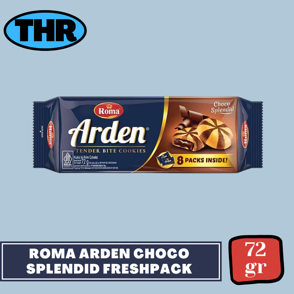 

Roma Biskuit Arden Choco Splendid Freshpack 72gr