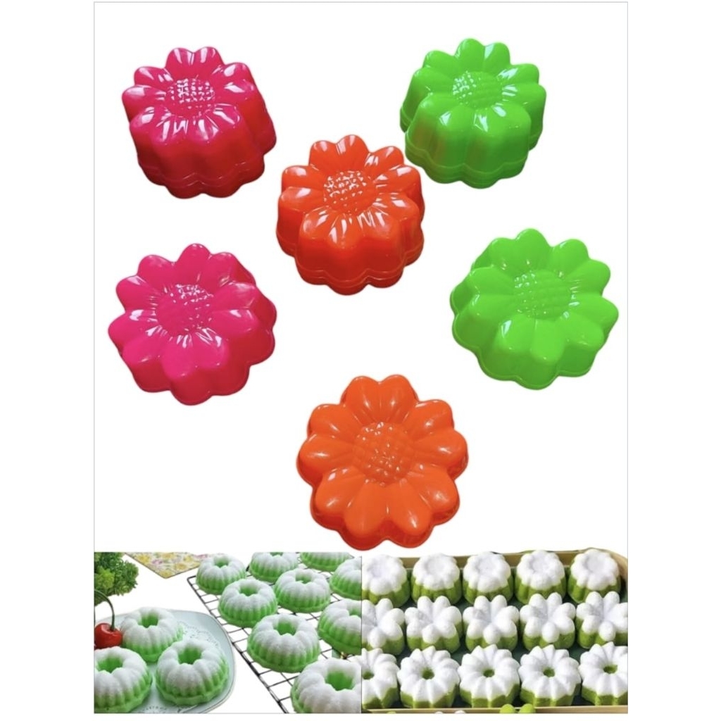 12 pcs cetakan kue putu berbentuk matahari Jumbo