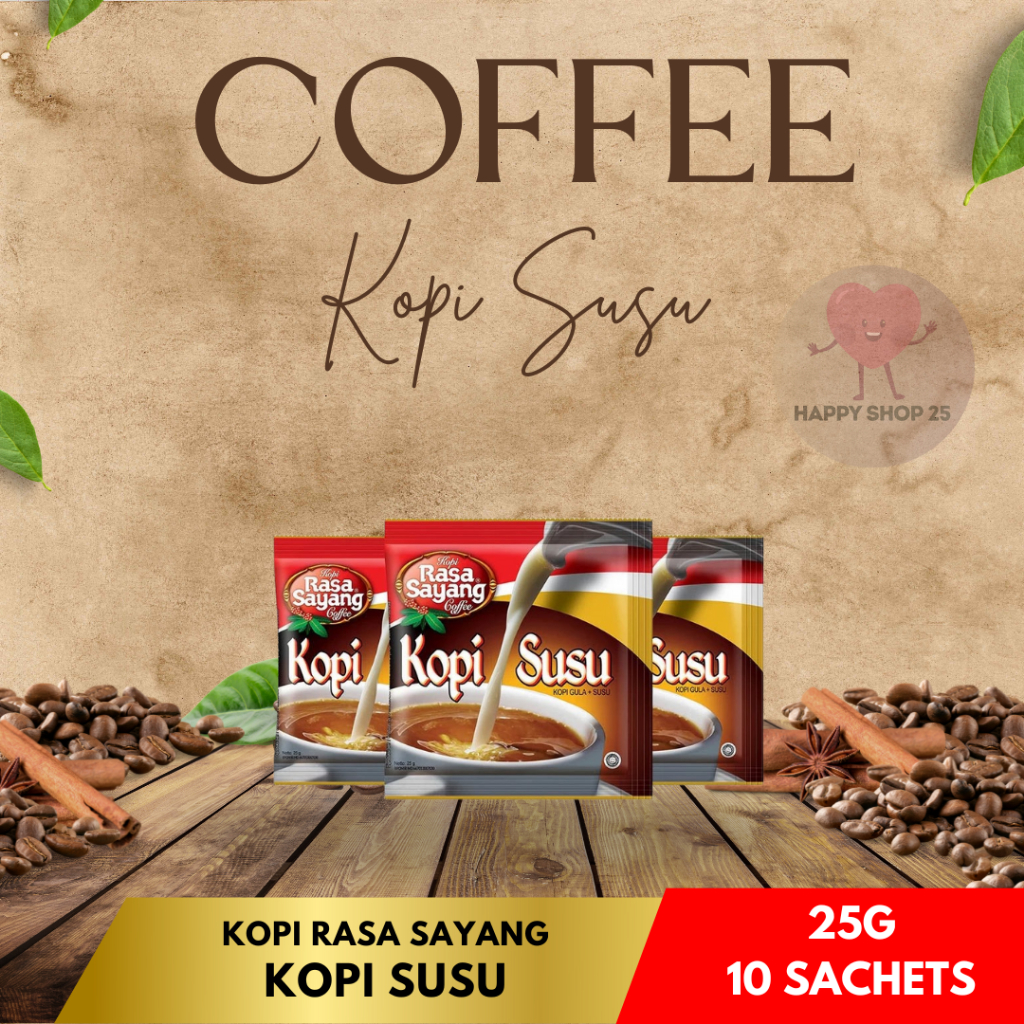 

Rasa Sayang Kopi Susu (10 sachets x 25g) Kopi Susu Sachets