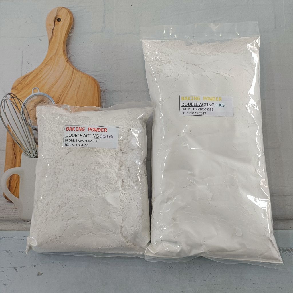 

BAKING POWDER REPACK KEMASAN ( 1KG / 500GR )