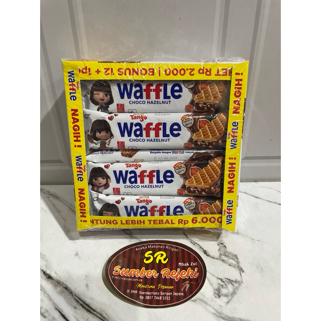 

TANGO WAFFLE CHOCO HAZELNUT ISI 12 pcs