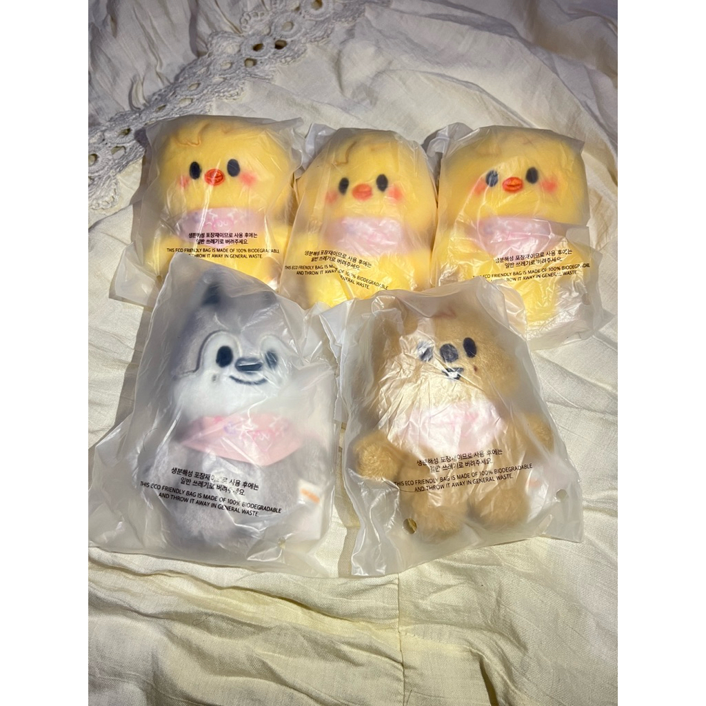 [READY SEALED] OFFICIAL SKZOO Plush 10cm Stray Kids 5'Clock Merchandise SKZ