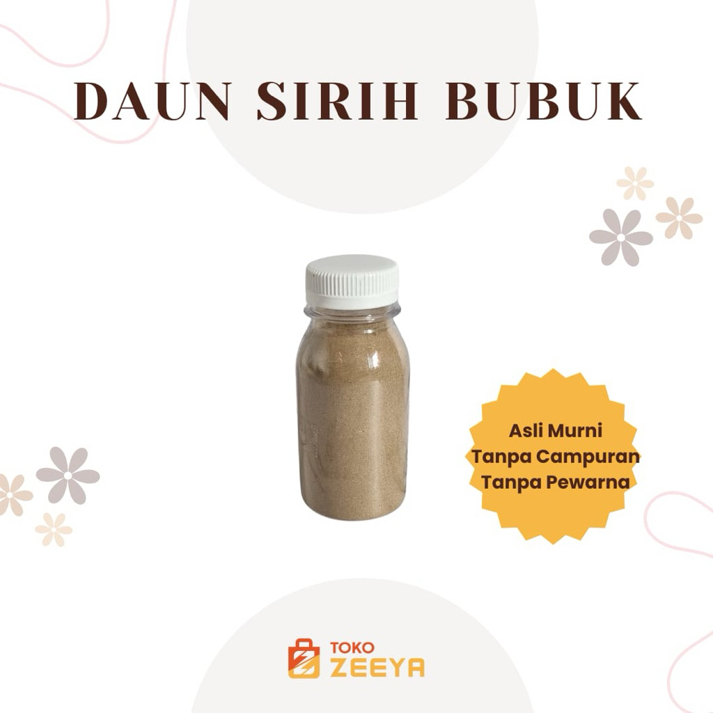 

Bubuk Daun Sirih Asli Tanpa Campuran